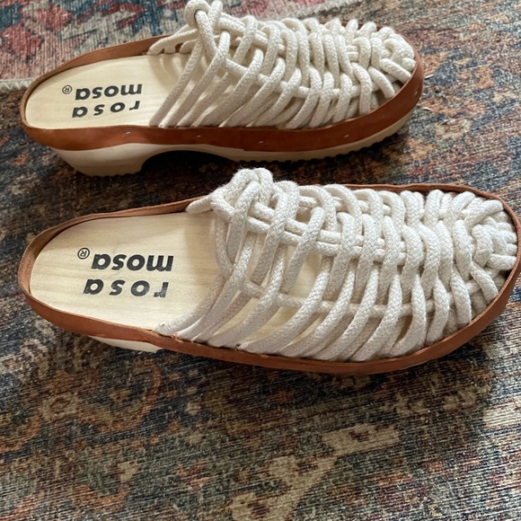 ROSA MOSA clogs with rope / plastic soles. Size 40/ 9 - Picture 8 of 8